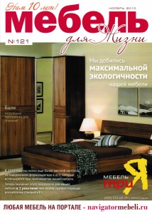 Информация о нашей продукции в журнале "Мебель для жизни" за ноябрь 2010 года